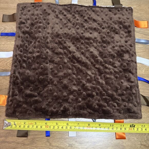 Lot 2 Carters Sloth Lovey Taggie Blankie Security Plush Baby Toy infant crib - Picture 12 of 13